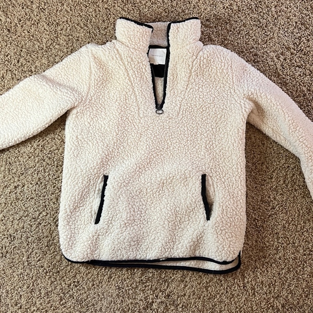 Cozy 1/4 Zip Sherpa size Extra small
